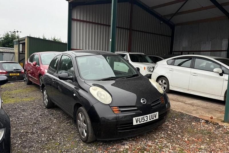 Used Nissan Micra 88 HP (64 kW) 2003 Black Hatchback
