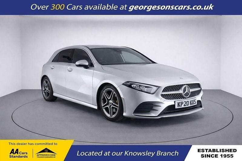 Used Mercedes A150 AMG line 150 HP (110 kW) 2020 Silver Hatchback