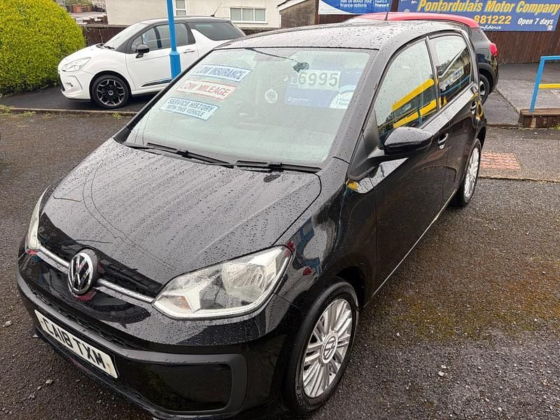 Begagnad VW up! move up! 60 HK (44 kW) 2018 Svart Halvkombi