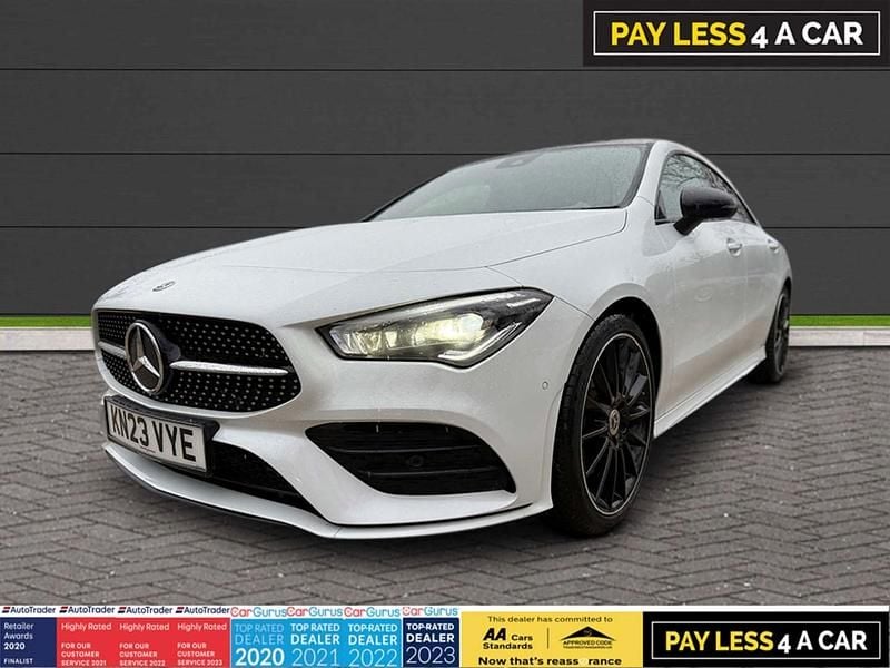 Used Mercedes CLA220 AMG Line Premium Plus 190 HP (139 kW) 2023 White Sedan