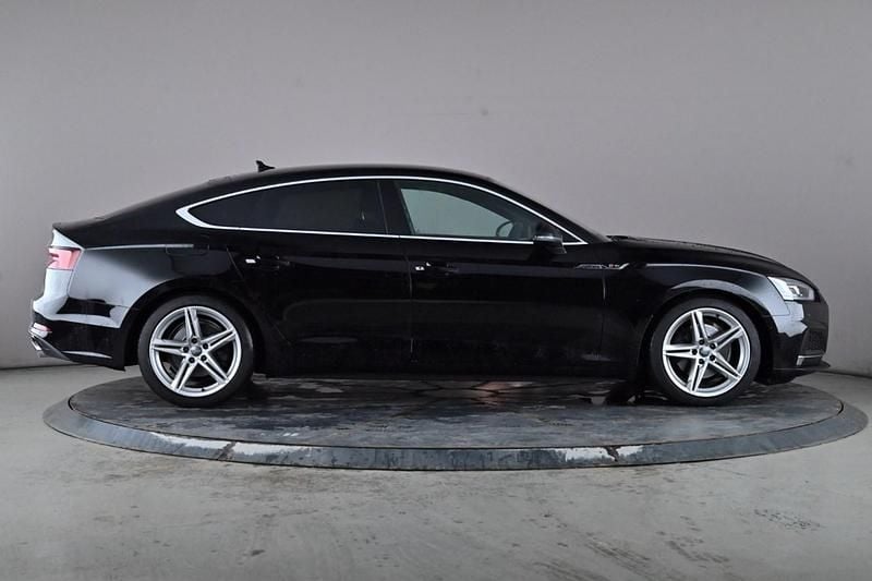 Used Audi A5 Sportback S-Line 190 HP (139 kW) 2018 Black Hatchback