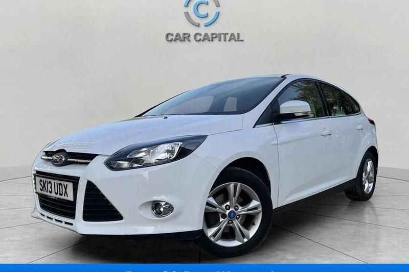 White Used 2013 Ford Focus Zetec Hatchback | £5,950 (Fair price) - Image 1/1