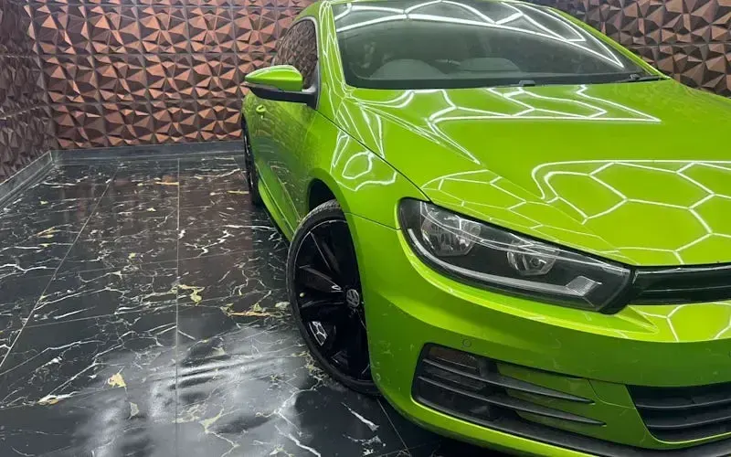 Begagnad VW Scirocco R-line 184 HK (135 kW) 2016 Grön Sportkupé