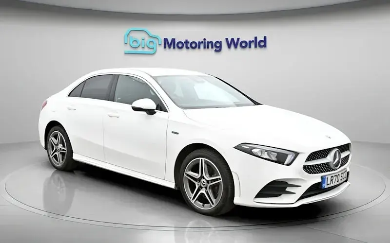 Used Mercedes A250 AMG line 259 HP (190 kW) 2020 White Sedan