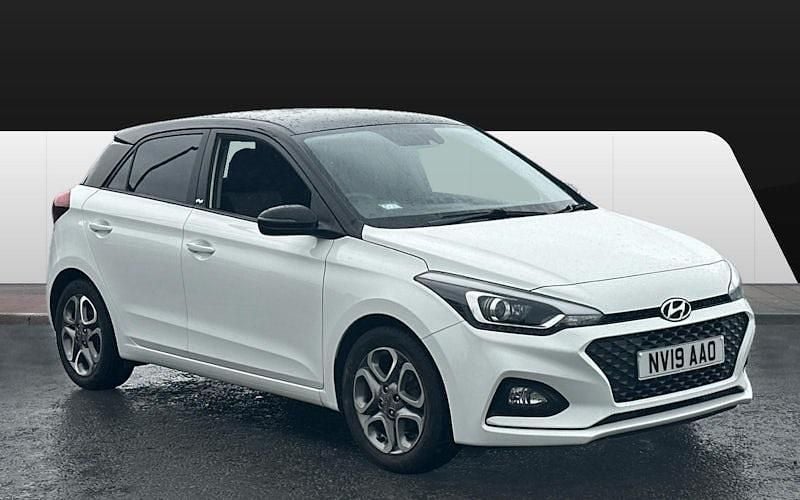 White Used 2019 Hyundai i20 Hatchback | £10,456 (Fair price) - Image 1/4