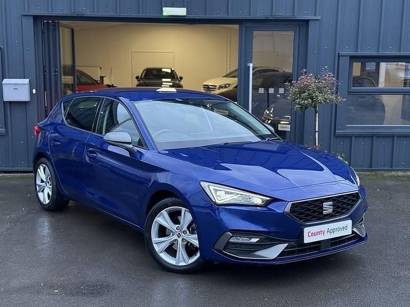 Blue Used 2021 Seat Leon FR Hatchback | £14,990 (Fair price) - Image 1/4