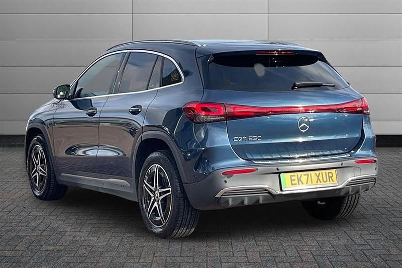 Used Mercedes EQA250 AMG line 139 kW (190 HP) 2021 Denim blue SUV