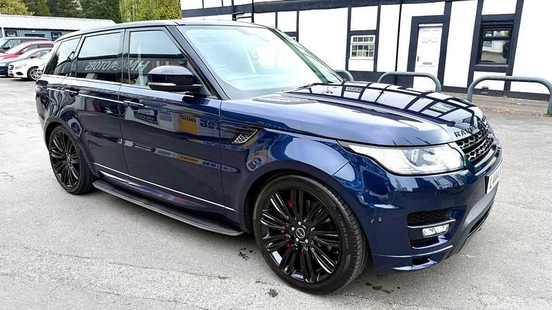 Blue Used 2015 Land Rover Range Rover Sport Autobiography Dynamic SUV | £13,995 (Good price) - Image 1/4