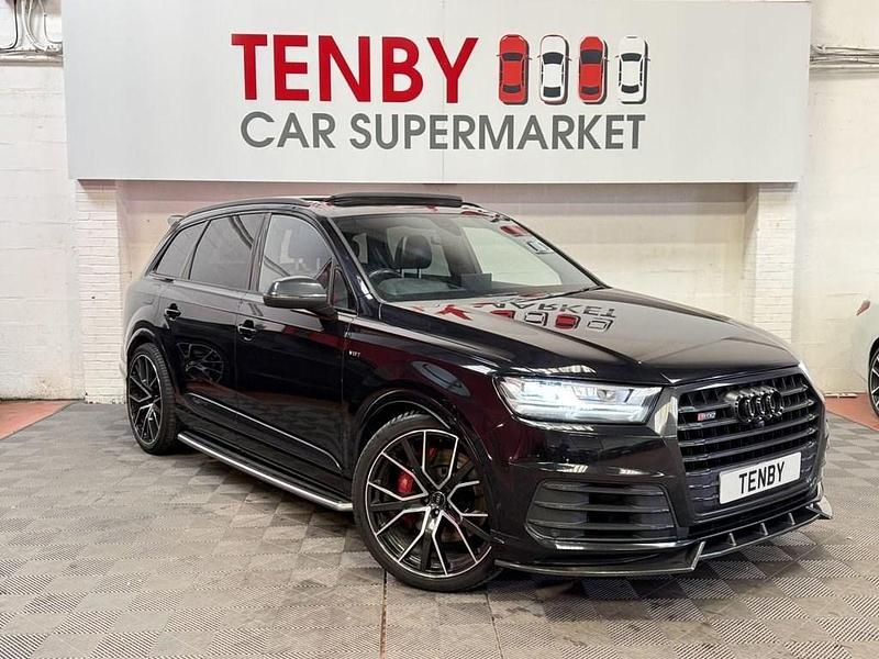 Black Used 2017 Audi SQ7 SUV | £29,795 (Fair price) - Image 1/3