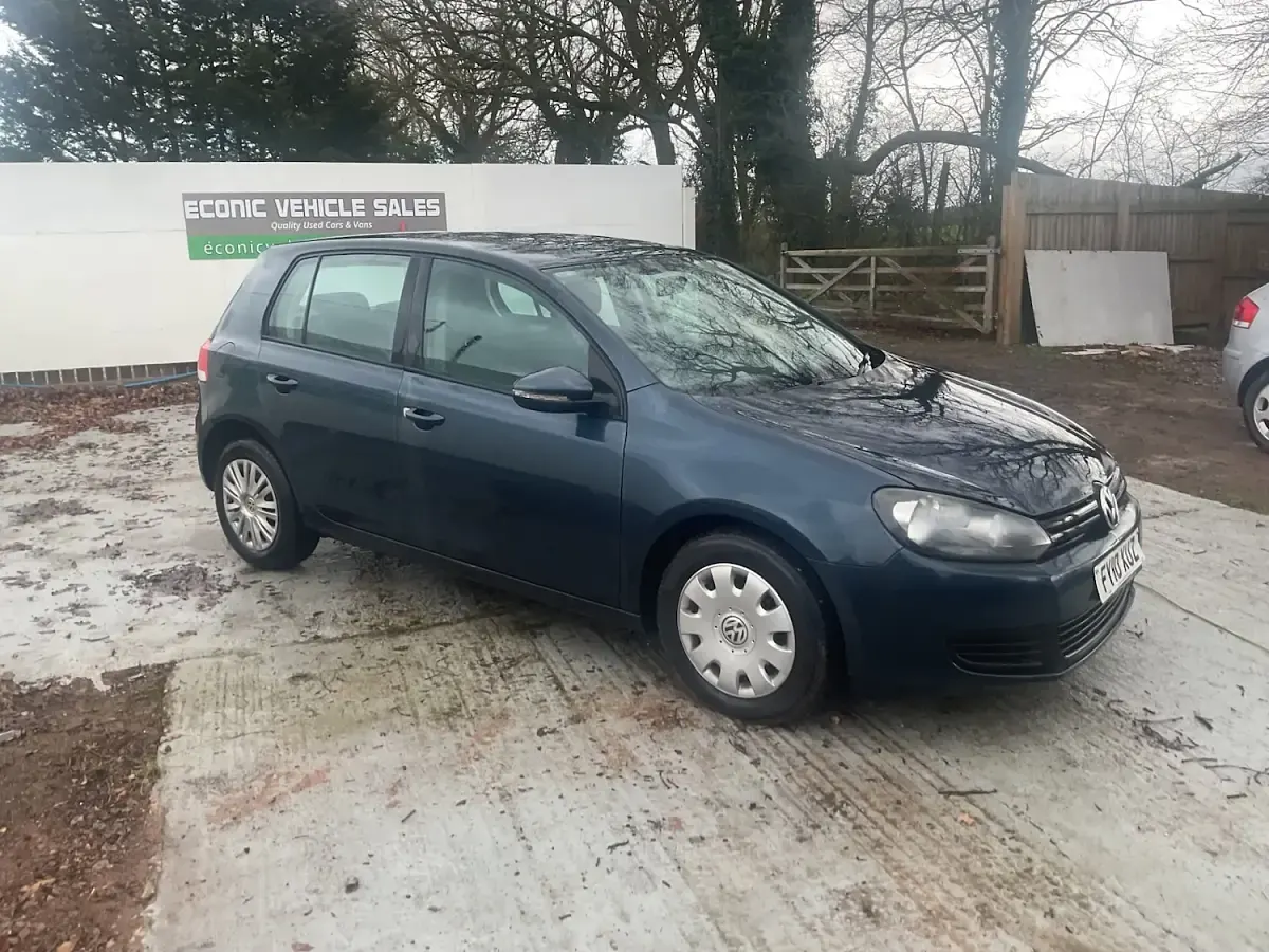 Used VW Golf VI S 105 HP (77 kW) 2010 Blue Hatchback