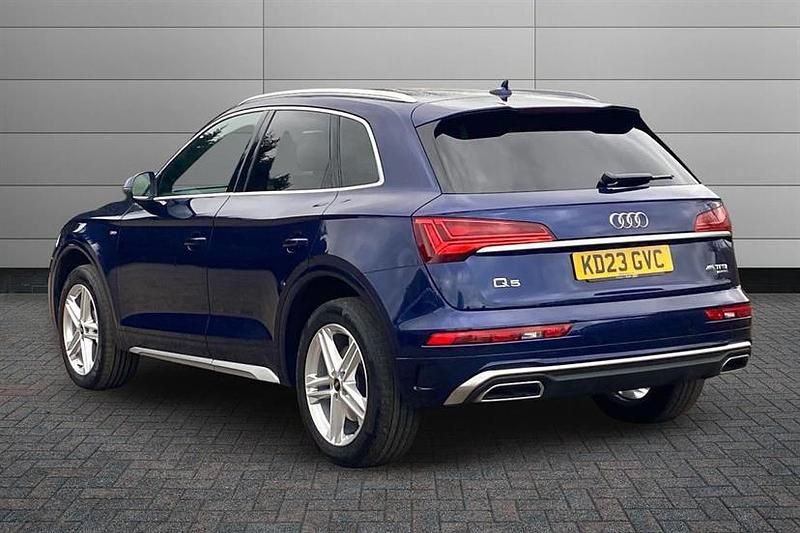 Used Audi Q5 S-Line 265 HP (194 kW) 2023 Navarra blue SUV