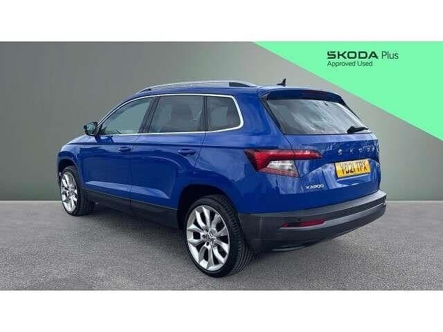 Used Skoda Karoq SE L 150 HP (110 kW) 2021 Blue SUV