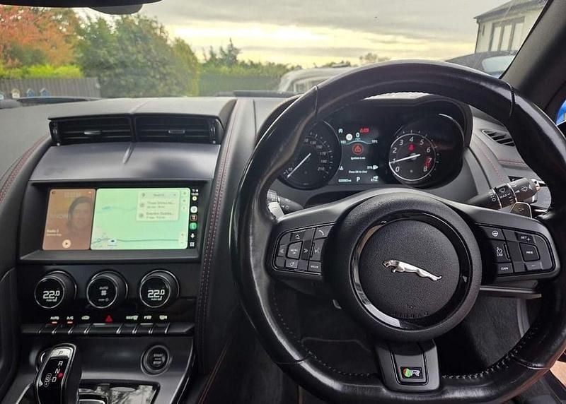 Used Jaguar F-Type R 550 HP (404 kW) 2018 Grey Cabriolet