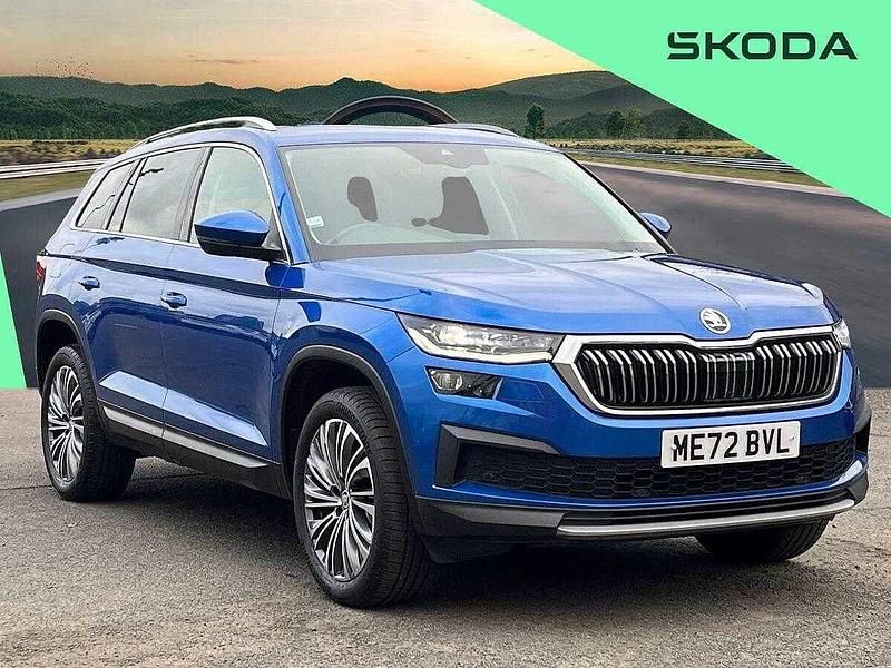 Blue Used 2022 Skoda Kodiaq SE L Executive SUV | £26,024 (Fair price) - Image 1/4