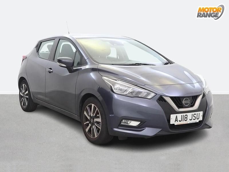 Used Nissan Micra Acenta 71 HP (52 kW) 2018 Grey Hatchback