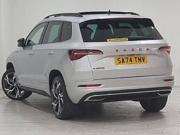 Used Skoda Karoq SportLine 150 HP (110 kW) 2024 Silver SUV