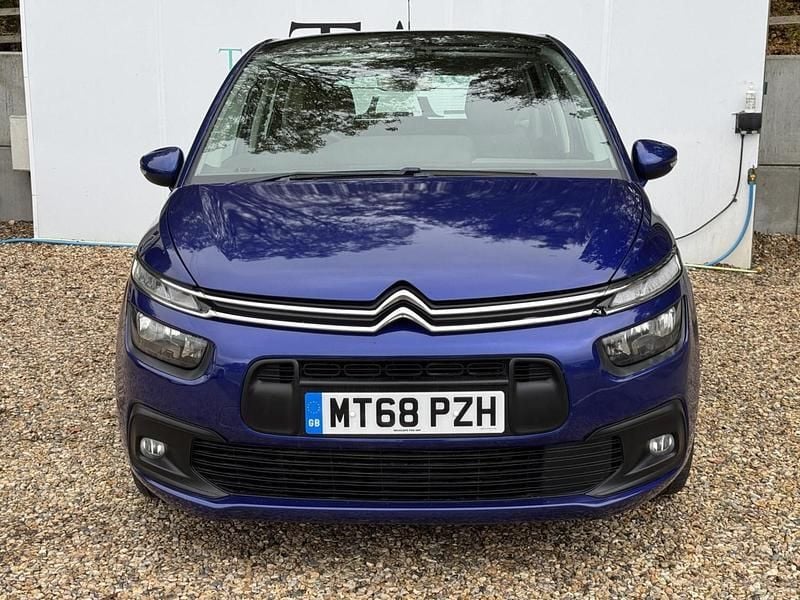 Used Citroën C4 PureTech 130 HP (95 kW) 2018 Blue MPV