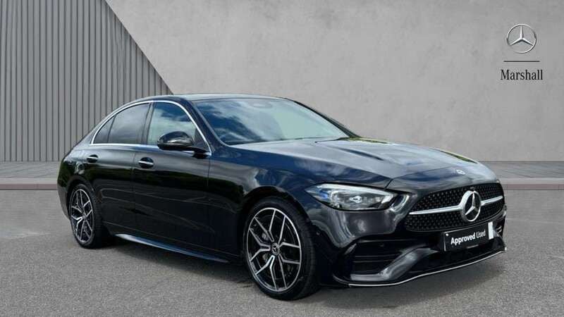 Black Used 2022 Mercedes C300e AMG Line Premium Plus Sedan | £35,003 (Expensive) - Image 1/4