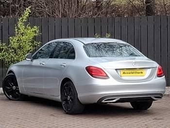 Used Mercedes C200 184 HP (135 kW) 2020 Blue Sedan