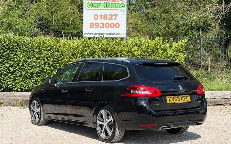 Second-hand Peugeot 308 SW GT-line 131 CP (96 kW) 2019 Negru Break