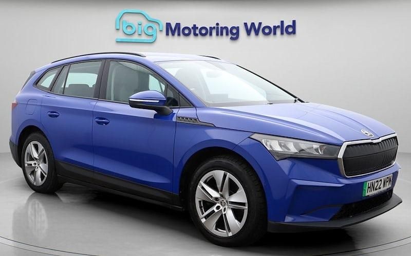 Used Skoda Enyaq iV ecoSuite 131 kW (179 HP) 2022 Blue SUV