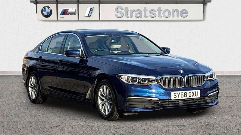 Blue Used 2018 BMW 520 Sport Line Sedan | £19,895 (Fair price) - Image 1/3