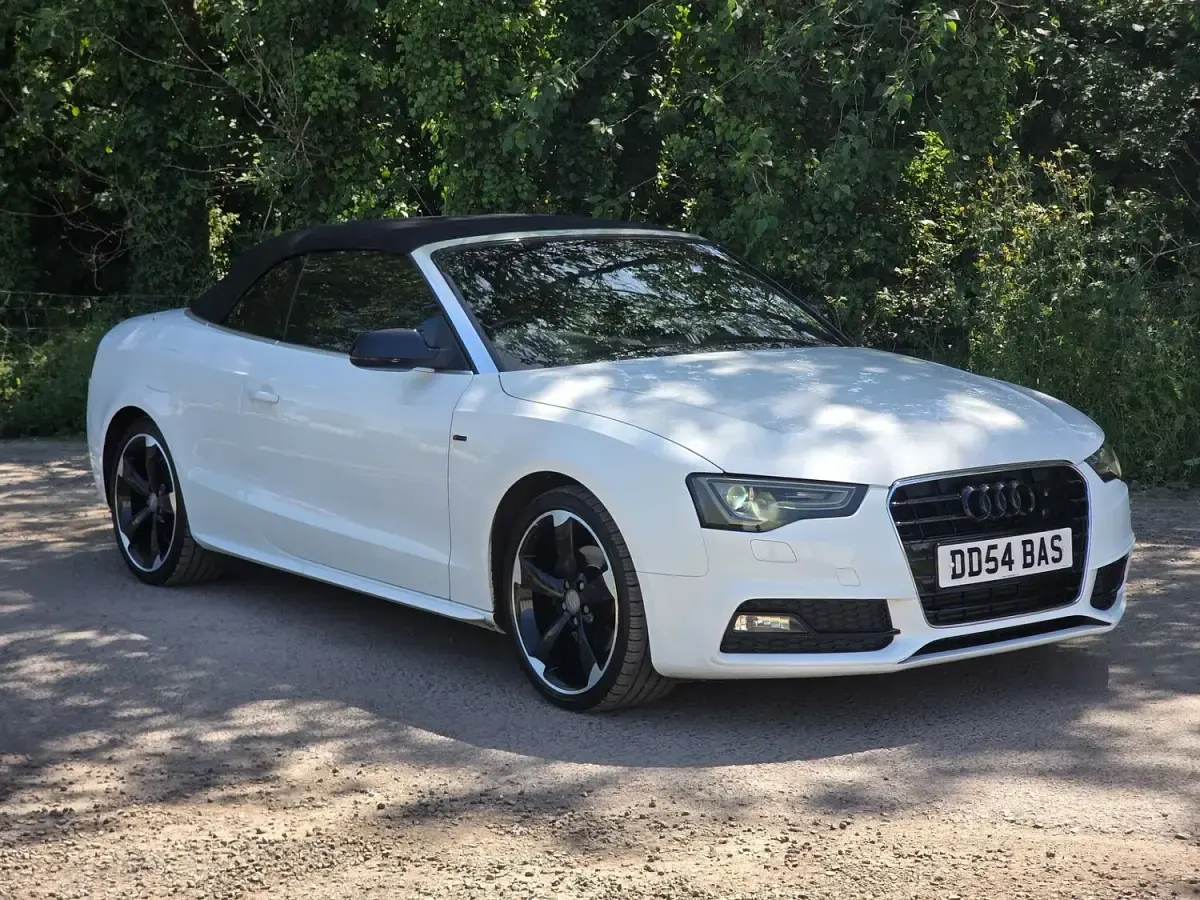 Used Audi A5 Cabriolet S-Line 2012 White Cabriolet