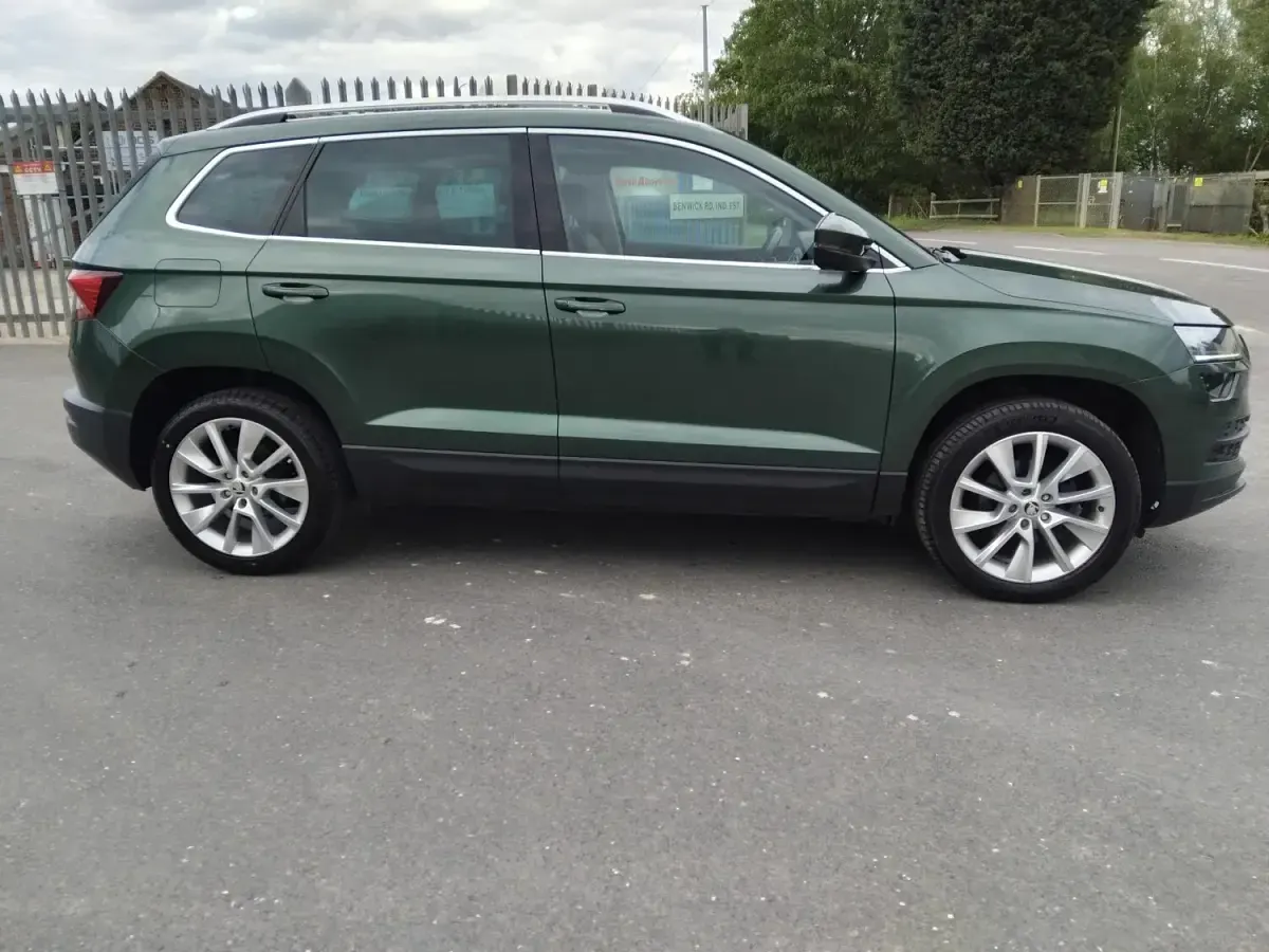 Used Skoda Karoq SE L 150 HP (110 kW) 2018 Green SUV
