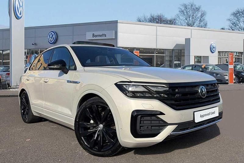 Beige Used 2020 VW Touareg Black Edition SUV | £35,499 (Fair price) - Image 1/4