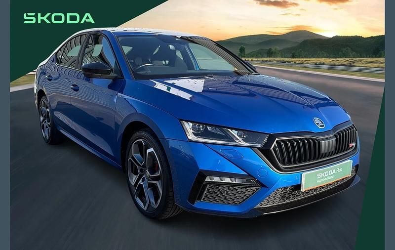 Used Skoda Octavia vRS 241 HP (177 kW) 2022 Blue Hatchback