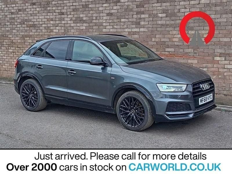 Used Audi Q3 Black Edition 150 HP (110 kW) 2018 Grey SUV