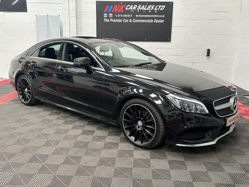 Black Used 2017 Mercedes CLS220 AMG line Coupe | £12,900 (Fair price) - Image 1/4