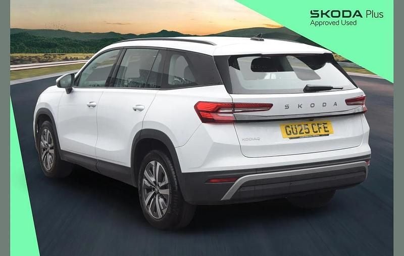 Used Skoda Kodiaq SE 200 HP (147 kW) 2025 Moon white metallic SUV