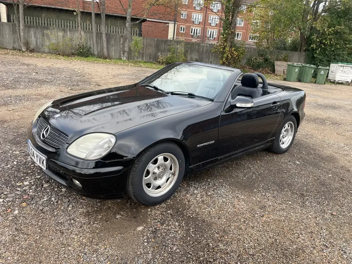 Used Mercedes SLK200 2004 Black Cabriolet