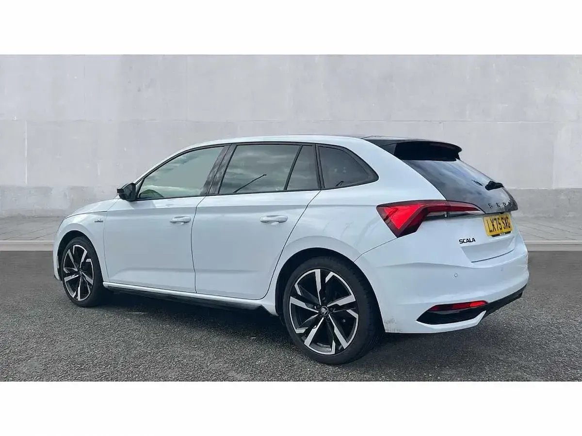 Used Skoda Scala Monte Carlo 116 HP (85 kW) 2025 Moon white metallic Hatchback