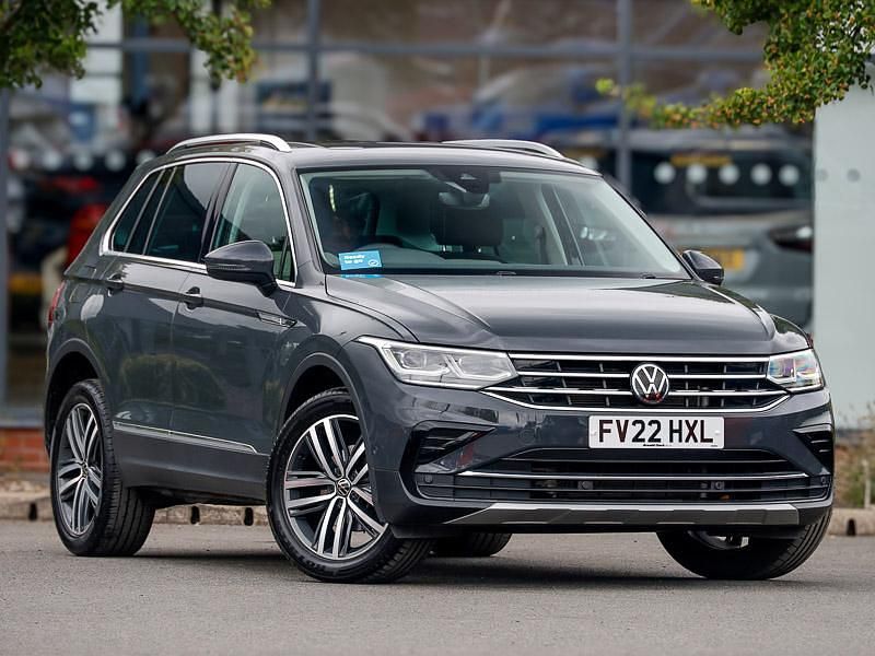 Grey Used 2022 VW Tiguan Elegance SUV | £27,998 (Fair price) - Image 1/4