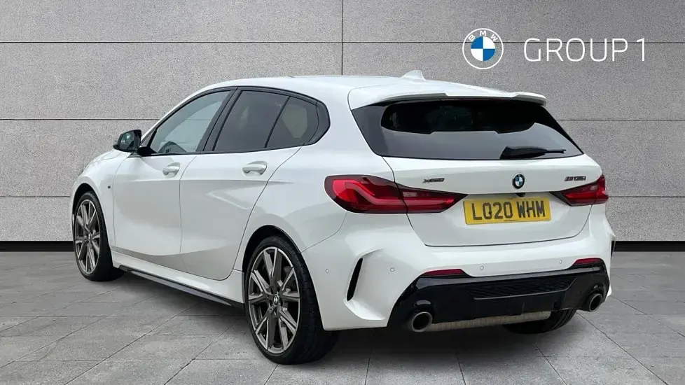 Used BMW M135 Shadowline 306 HP (225 kW) 2020 White Hatchback