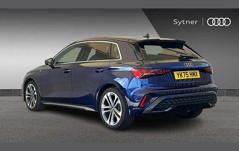 Used Audi A3 S-Line 147 HP (108 kW) 2025 Blue Hatchback