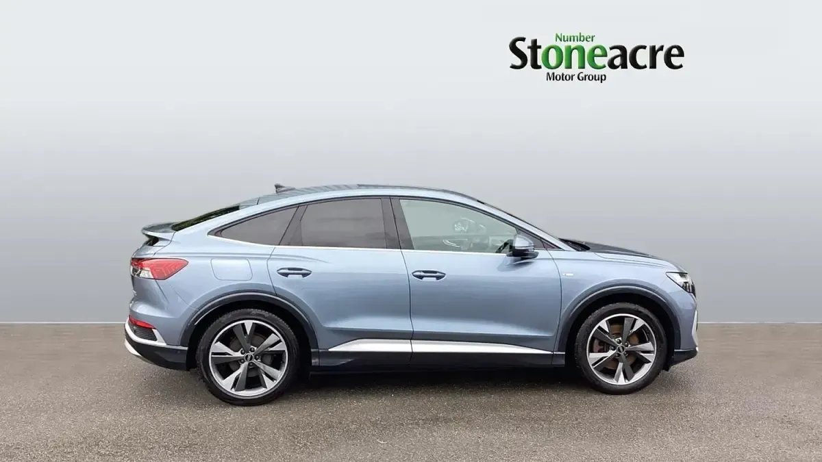 Used Audi Q4 Sportback e-tron S-Line 82 kW (112 HP) 2023 Blue SUV