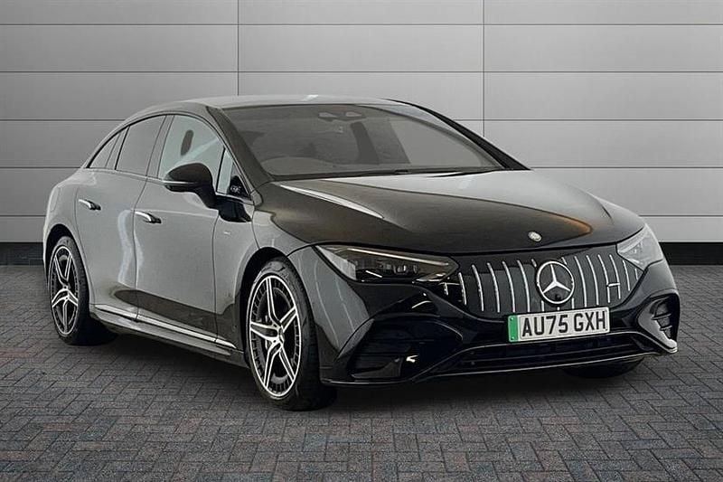 Obsidian black New 2025 Mercedes EQE AMG 53 Night Sedan | £69,990 (Super price) - Image 1/4