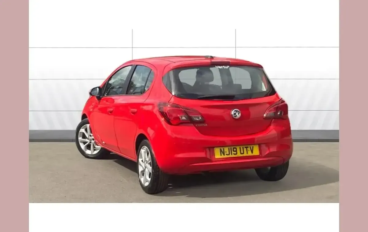 Used Vauxhall Corsa 90 HP (66 kW) 2019 Red Hatchback