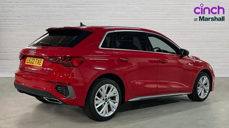 Used Audi A3 e-tron S-Line 204 HP (150 kW) 2022 Red Hatchback