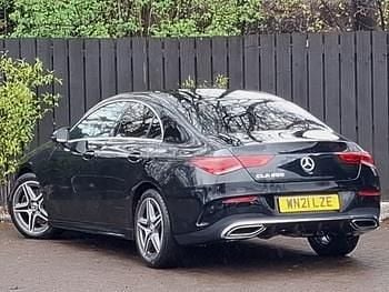 Used Mercedes CLA200 AMG line 163 HP (119 kW) 2021 Black Coupe