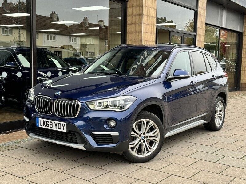 Blue Used 2018 BMW X1 xLine SUV | £17,895 (Good price) - Image 1/4