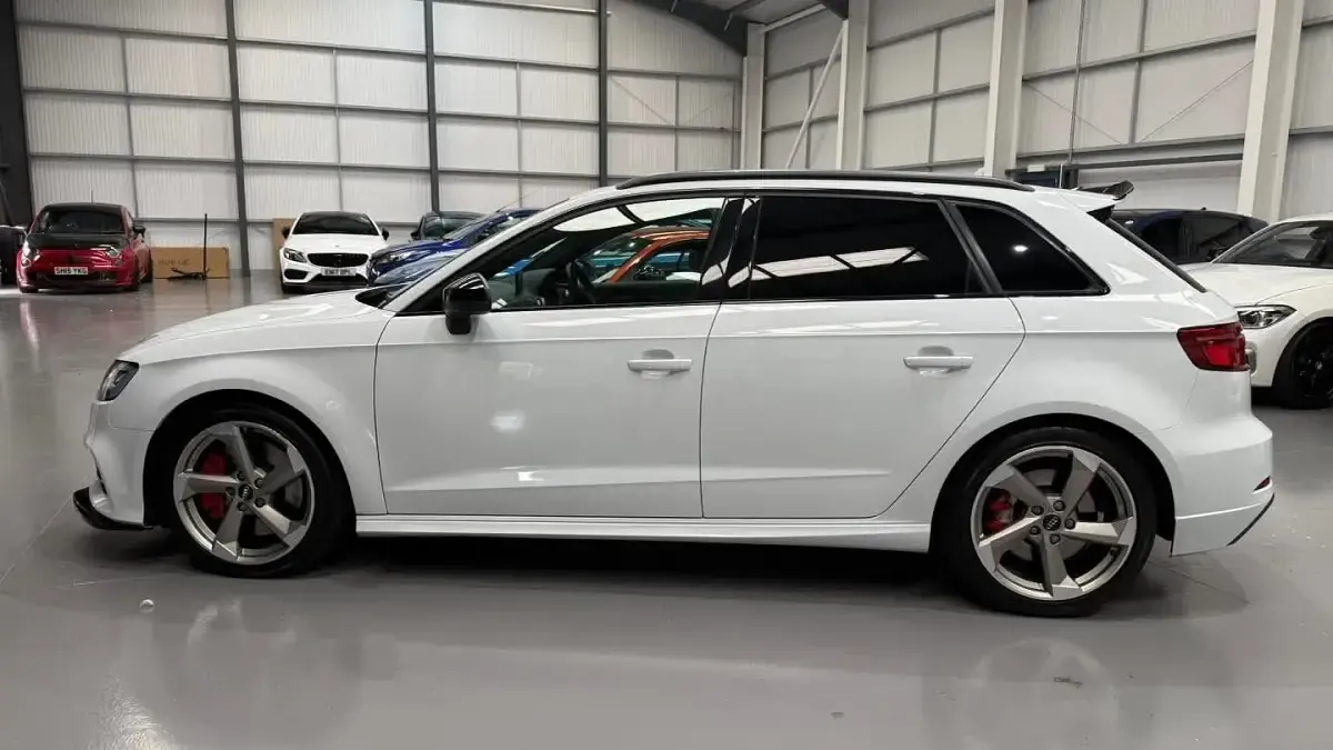 Used Audi A3 Black Edition 2017 White Hatchback