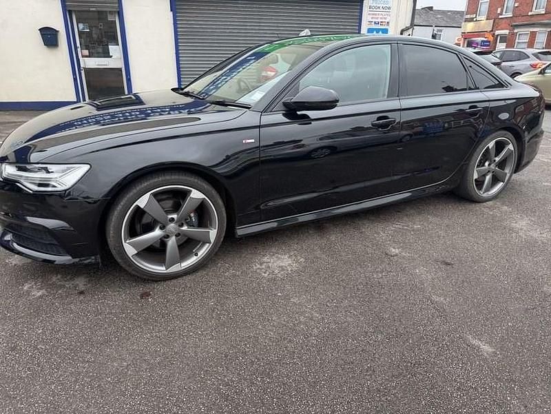 Used Audi A6 Black Edition 190 HP (139 kW) 2016 Black Sedan