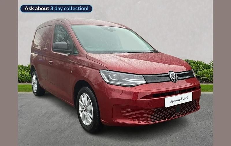 Red Used 2025 VW Caddy Pro MPV | £31,438 (Fair price) - Image 1/2