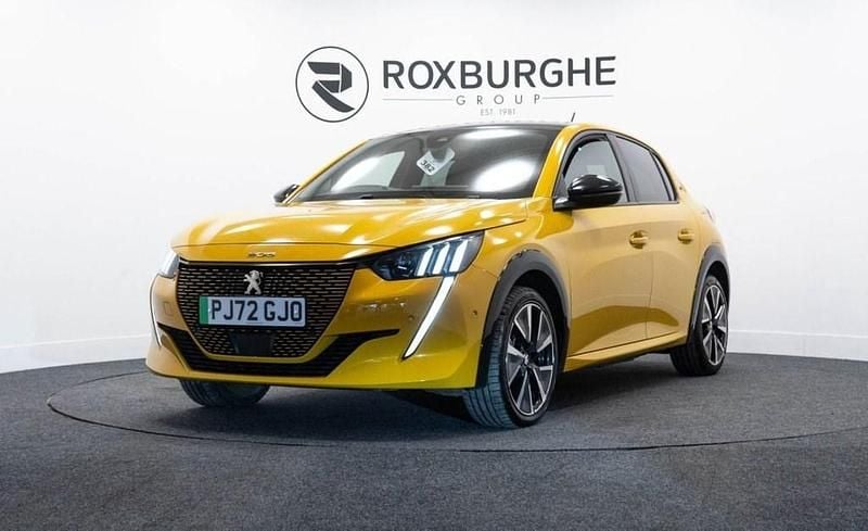 Used Peugeot e-208 GTi 100 kW (136 HP) 2022 Yellow Hatchback