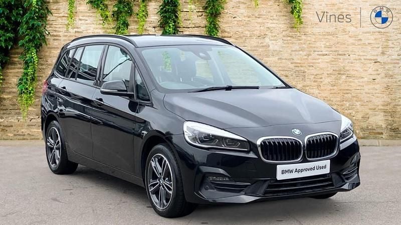 Black Used 2020 BMW 218 Gran Tourer Sport Line MPV | £17,995 (Good price) - Image 1/4