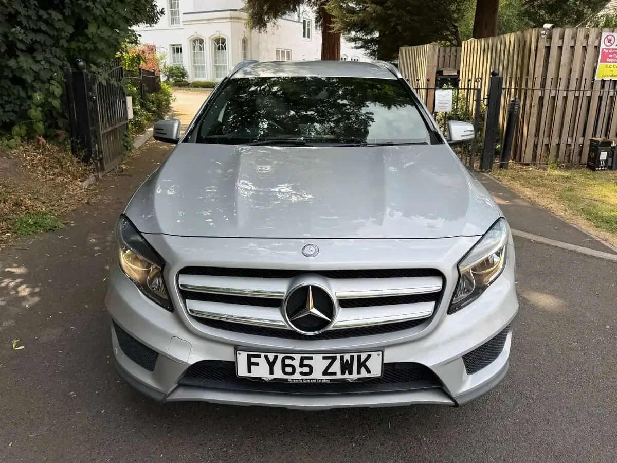 Used Mercedes GLA220 AMG line 177 HP (130 kW) 2015 Silver SUV
